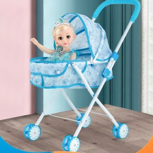 Carrinho De Brinquedo Para Crianças, Carrinho De Compras Para Meninas, Brinquedo De Casinha, Presente De Aniversário Para Bebês, Boneca Da Princesa Elsa.  |  Brinquedo De Boneca Para Crianças